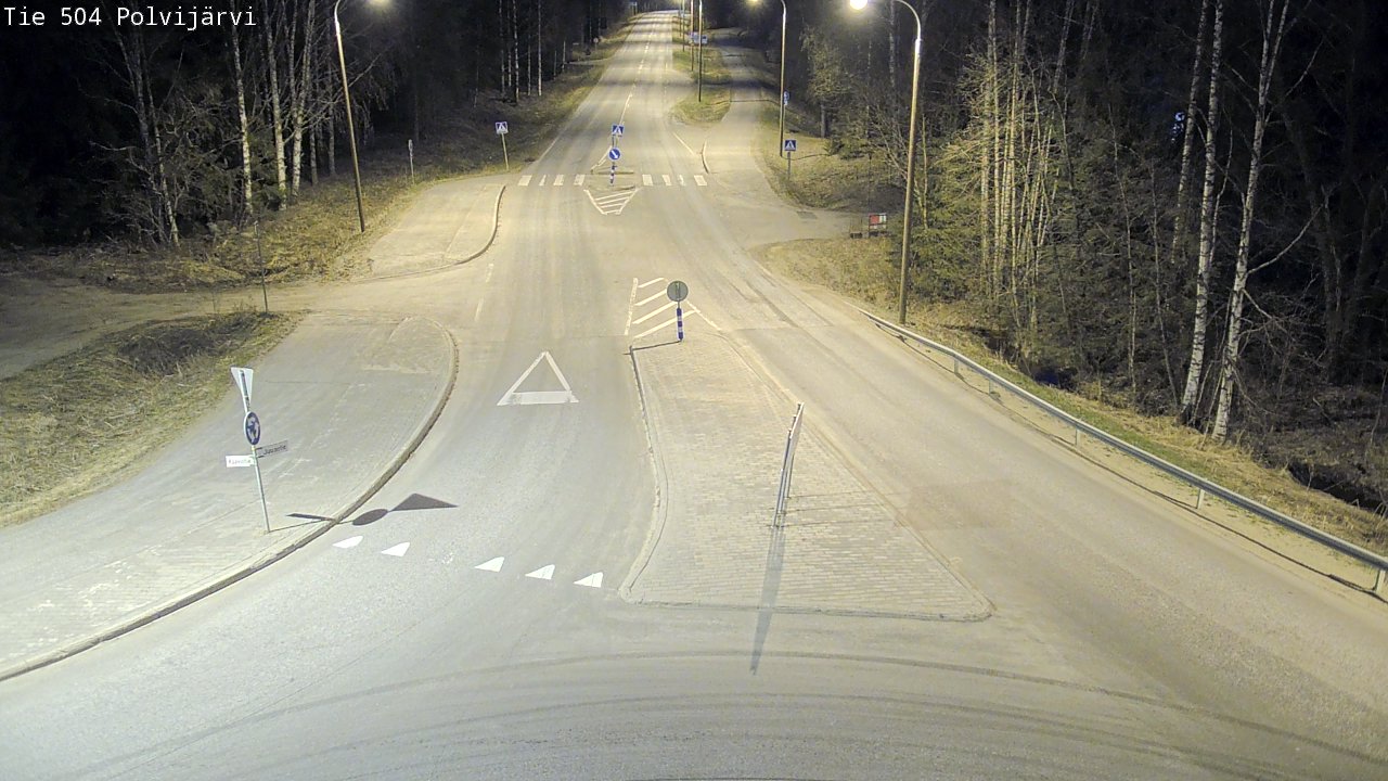 Weather Camera Image Road 504 Polvijärvi, Polvijärvi, Pohjois-Karjala