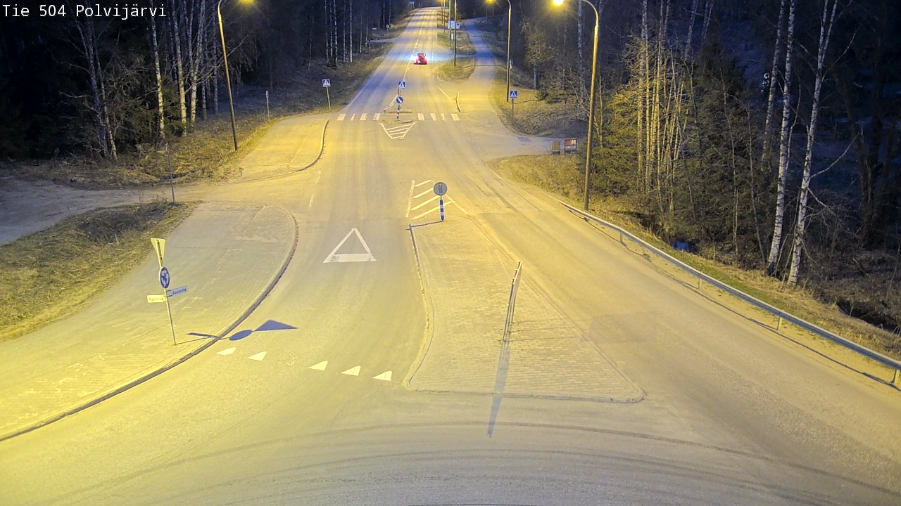 Weather Camera Image Road 504 Polvijärvi, Polvijärvi, Pohjois-Karjala
