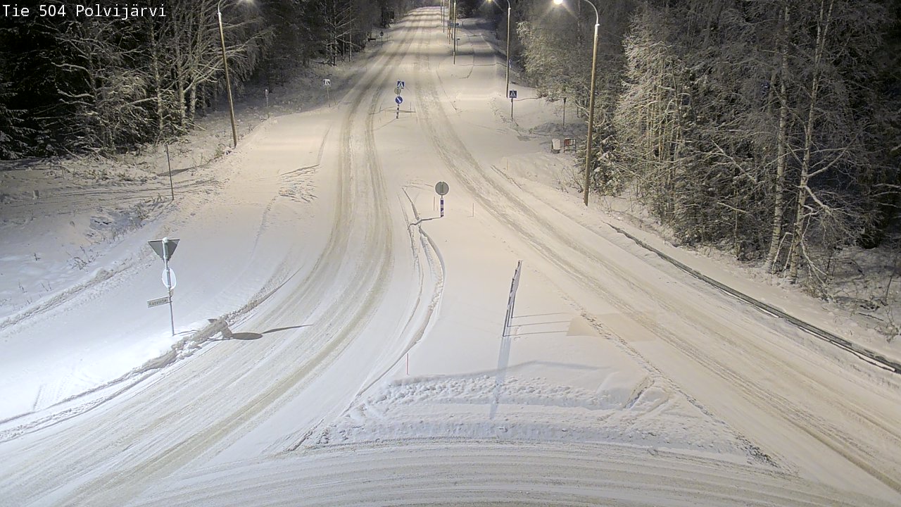 Kelikamerat Kuva Tie 504 Polvijärvi, Polvijärvi, Pohjois-Karjala