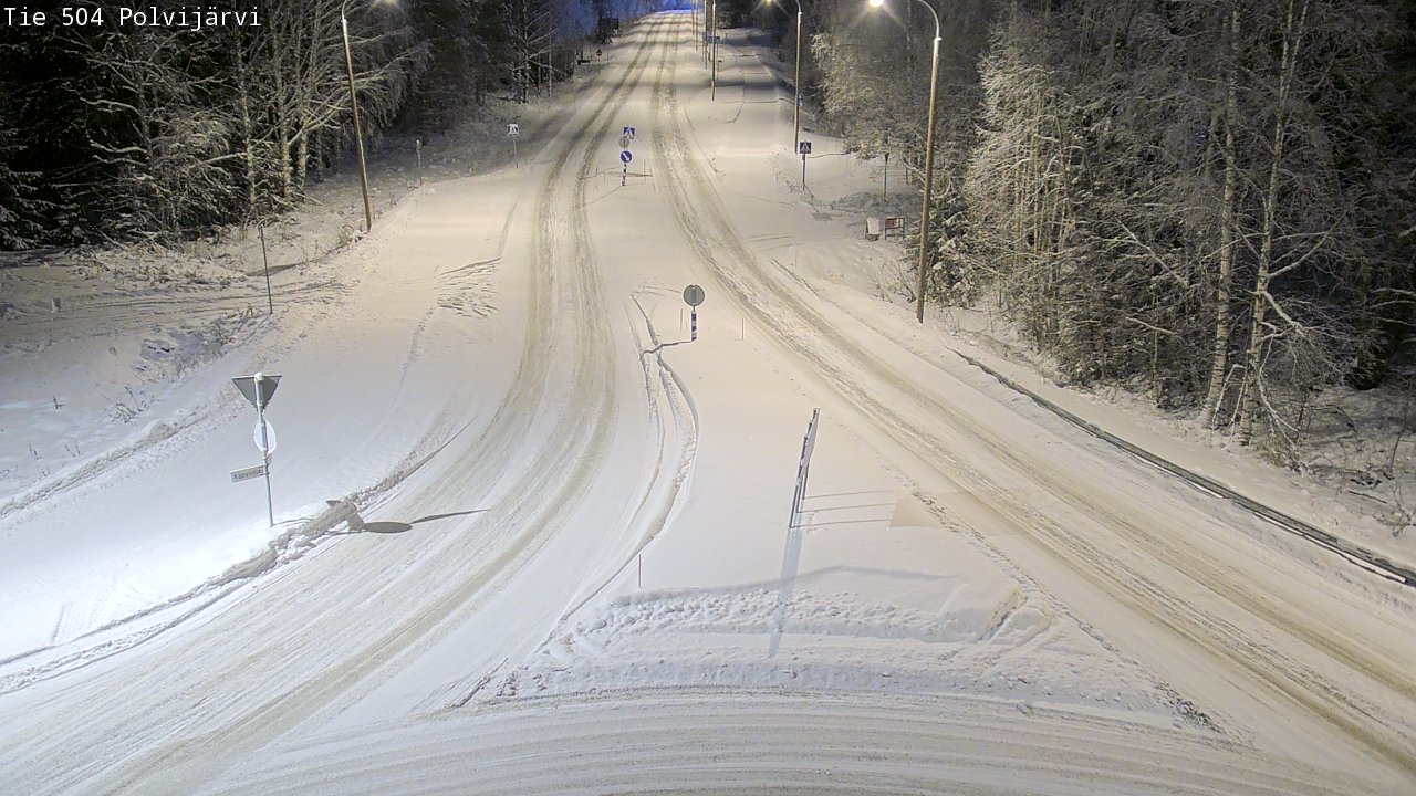 Kelikamerat Kuva Tie 504 Polvijärvi, Polvijärvi, Pohjois-Karjala