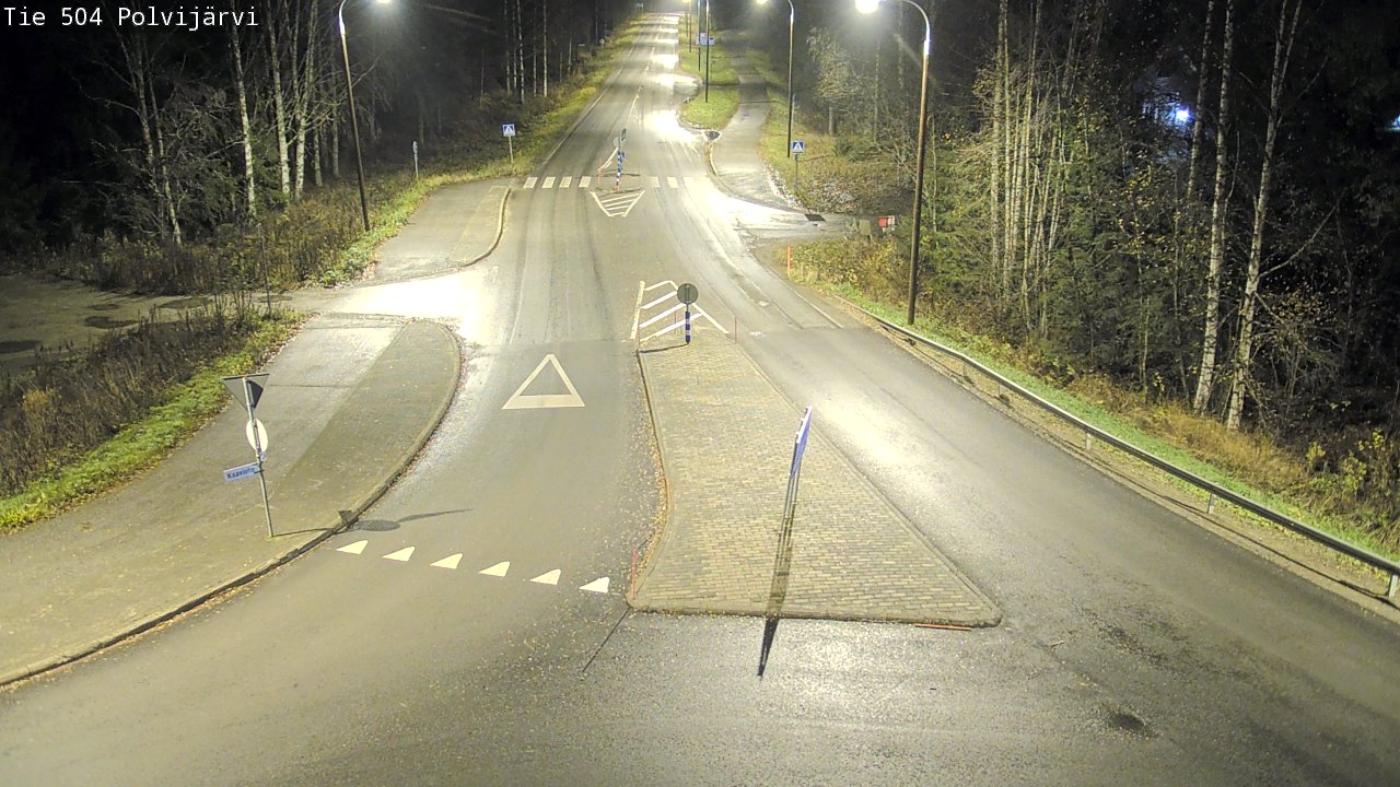 Kelikamerat Kuva Tie 504 Polvijärvi, Polvijärvi, Pohjois-Karjala