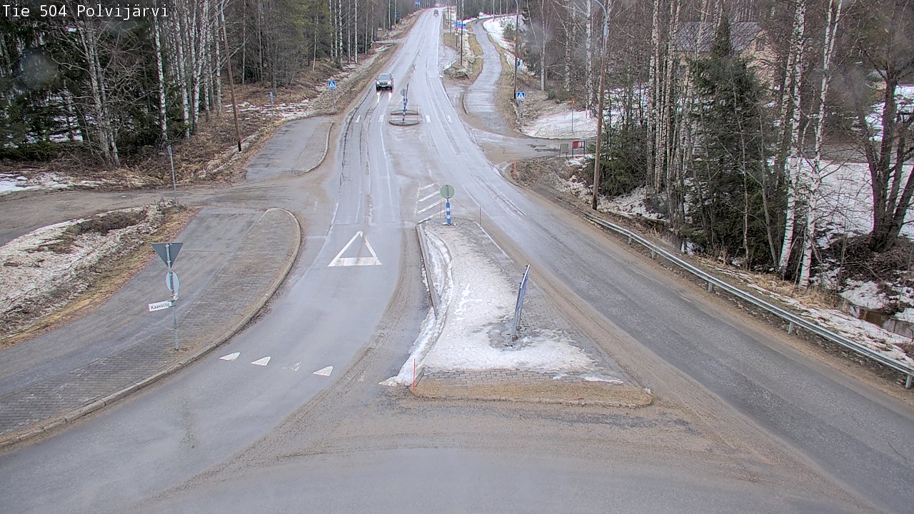 Weather Camera Image Road 504 Polvijärvi, Polvijärvi, Pohjois-Karjala