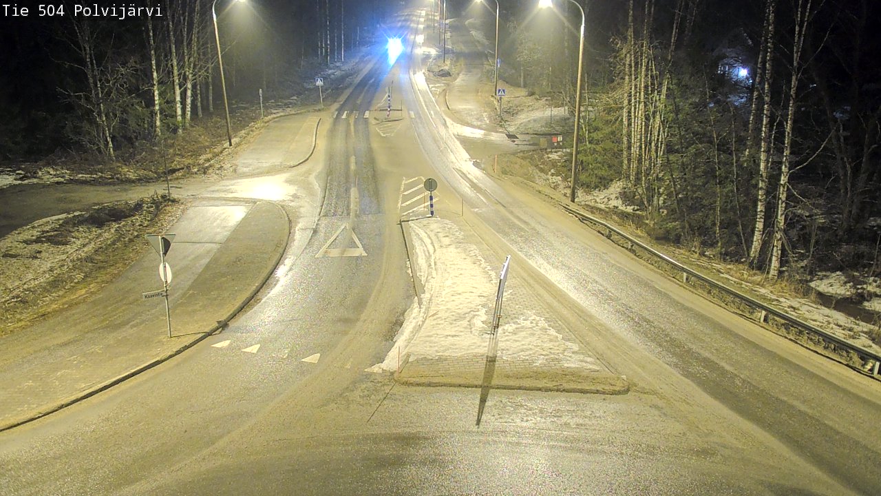 Weather Camera Image Road 504 Polvijärvi, Polvijärvi, Pohjois-Karjala