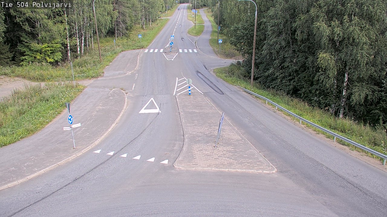 Weather Camera Image Road 504 Polvijärvi, Polvijärvi, Pohjois-Karjala