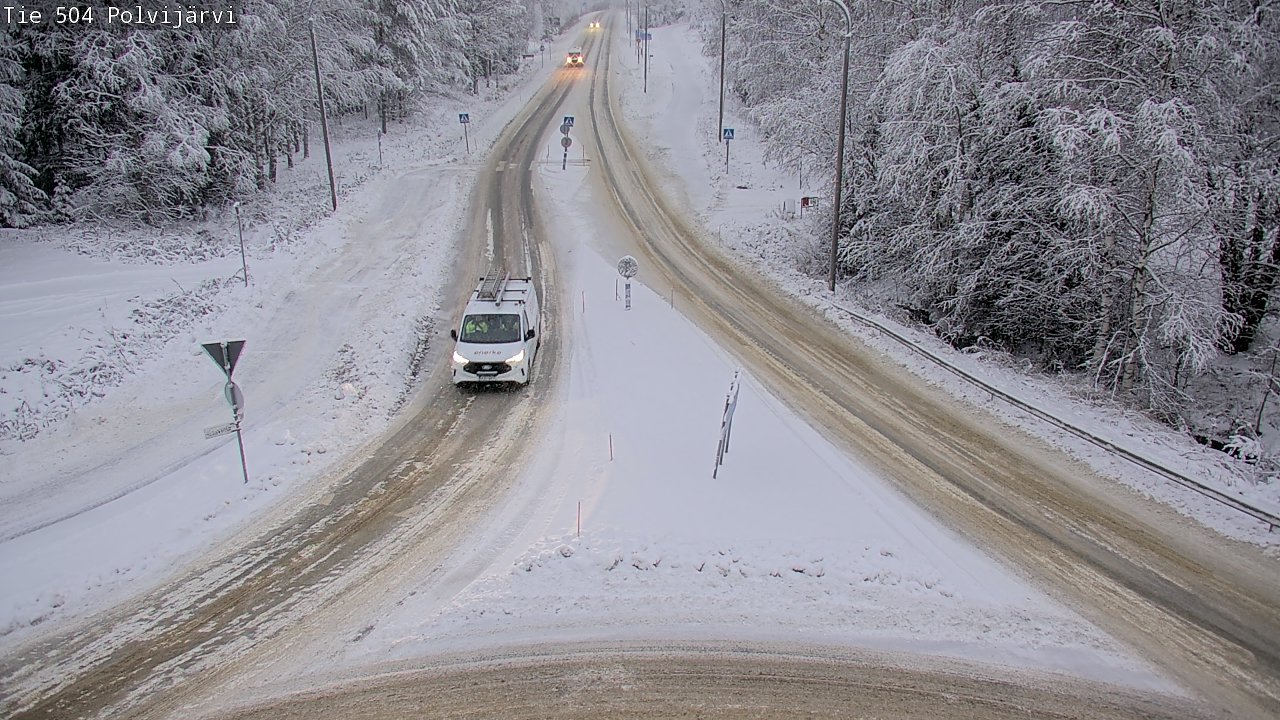 Kelikamerat Kuva Tie 504 Polvijärvi, Polvijärvi, Pohjois-Karjala