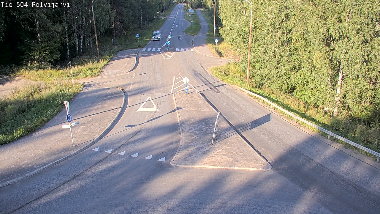 Weather Camera Image Road 504 Polvijärvi, Polvijärvi, Pohjois-Karjala