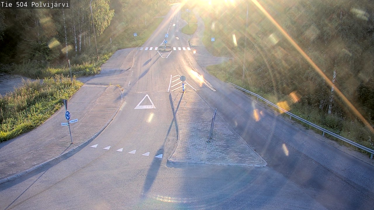 Weather Camera Image Road 504 Polvijärvi, Polvijärvi, Pohjois-Karjala