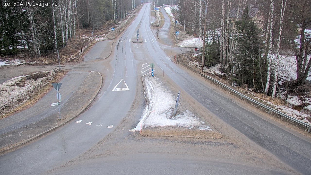 Weather Camera Image Road 504 Polvijärvi, Polvijärvi, Pohjois-Karjala