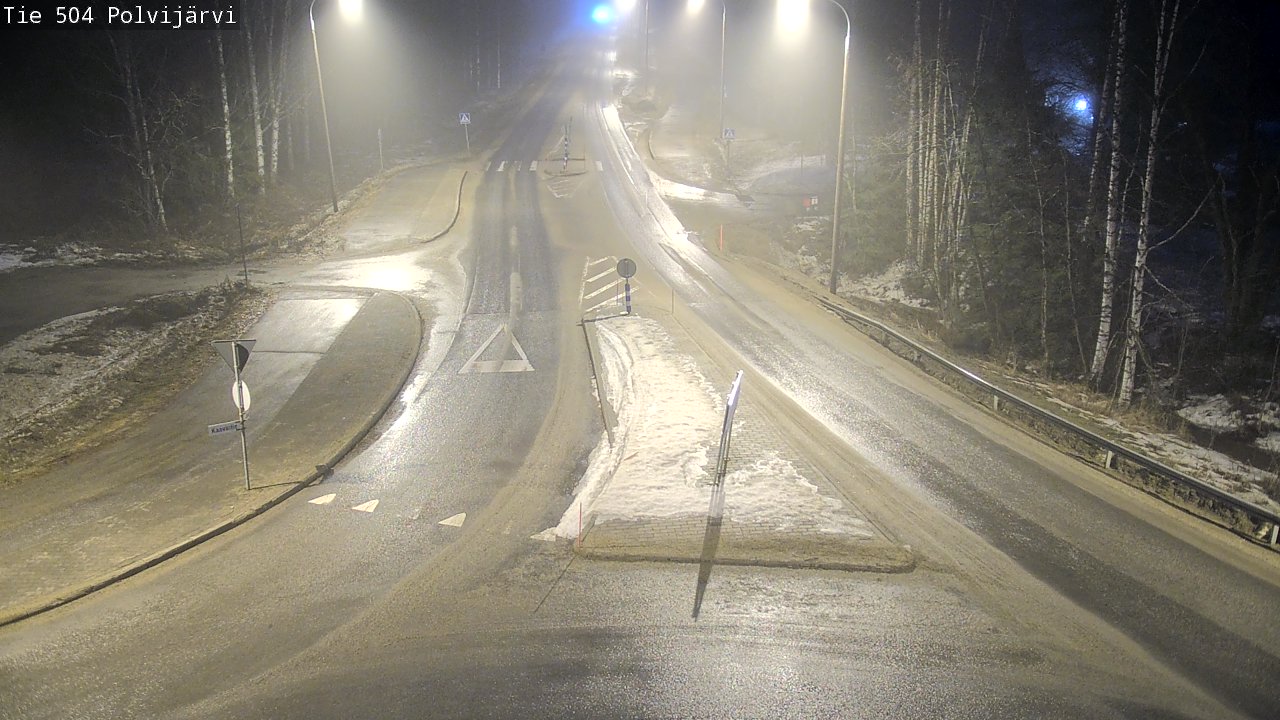 Weather Camera Image Road 504 Polvijärvi, Polvijärvi, Pohjois-Karjala