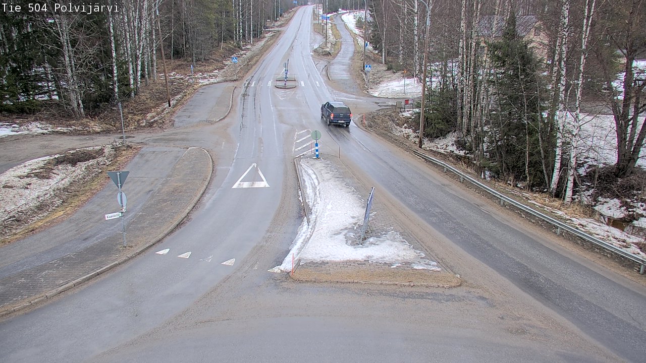 Weather Camera Image Road 504 Polvijärvi, Polvijärvi, Pohjois-Karjala