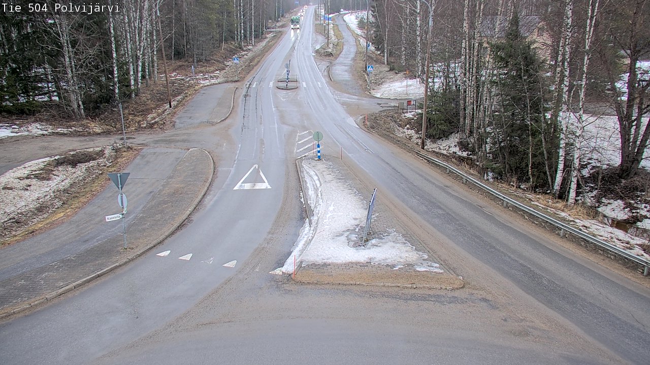 Weather Camera Image Road 504 Polvijärvi, Polvijärvi, Pohjois-Karjala