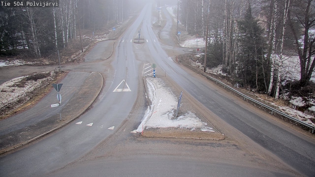 Weather Camera Image Road 504 Polvijärvi, Polvijärvi, Pohjois-Karjala