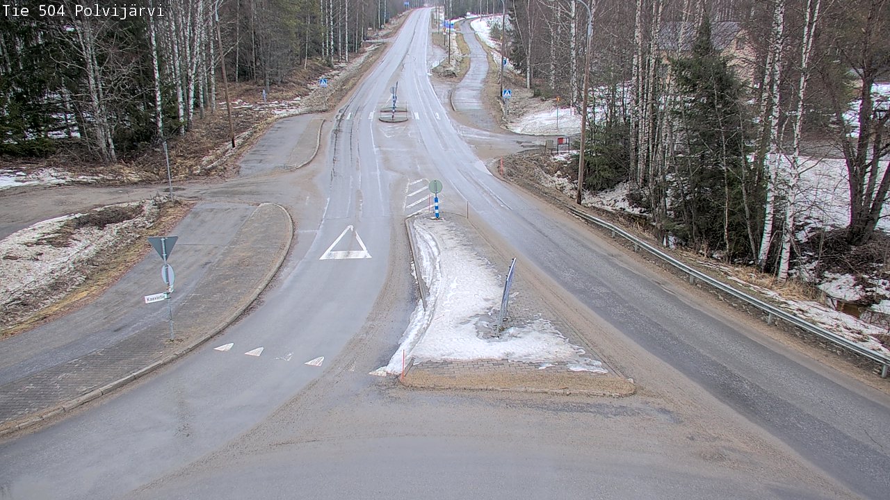Weather Camera Image Road 504 Polvijärvi, Polvijärvi, Pohjois-Karjala