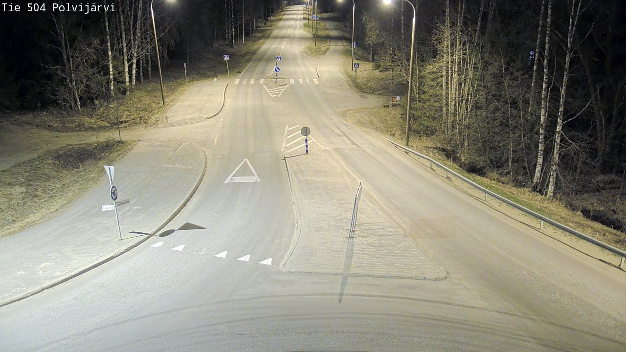 Weather Camera Image Road 504 Polvijärvi, Polvijärvi, Pohjois-Karjala