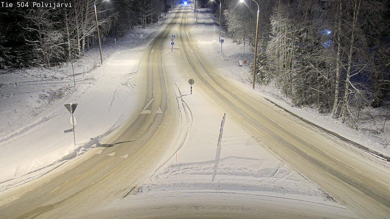 Kelikamerat Kuva Tie 504 Polvijärvi, Polvijärvi, Pohjois-Karjala