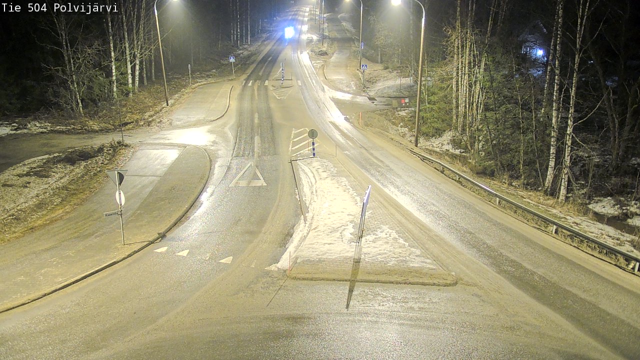 Weather Camera Image Road 504 Polvijärvi, Polvijärvi, Pohjois-Karjala