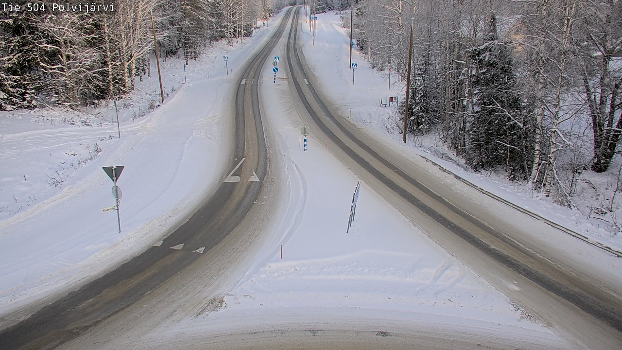 Kelikamerat Kuva Tie 504 Polvijärvi, Polvijärvi, Pohjois-Karjala