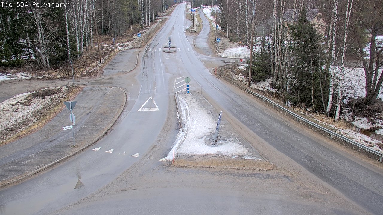 Weather Camera Image Road 504 Polvijärvi, Polvijärvi, Pohjois-Karjala