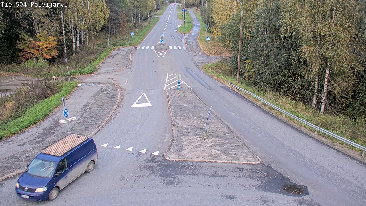 Kelikamerat Kuva Tie 504 Polvijärvi, Polvijärvi, Pohjois-Karjala