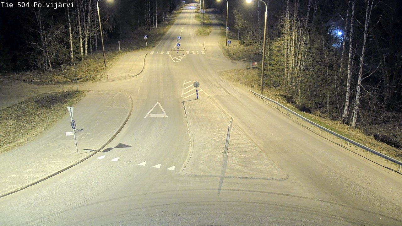 Weather Camera Image Road 504 Polvijärvi, Polvijärvi, Pohjois-Karjala