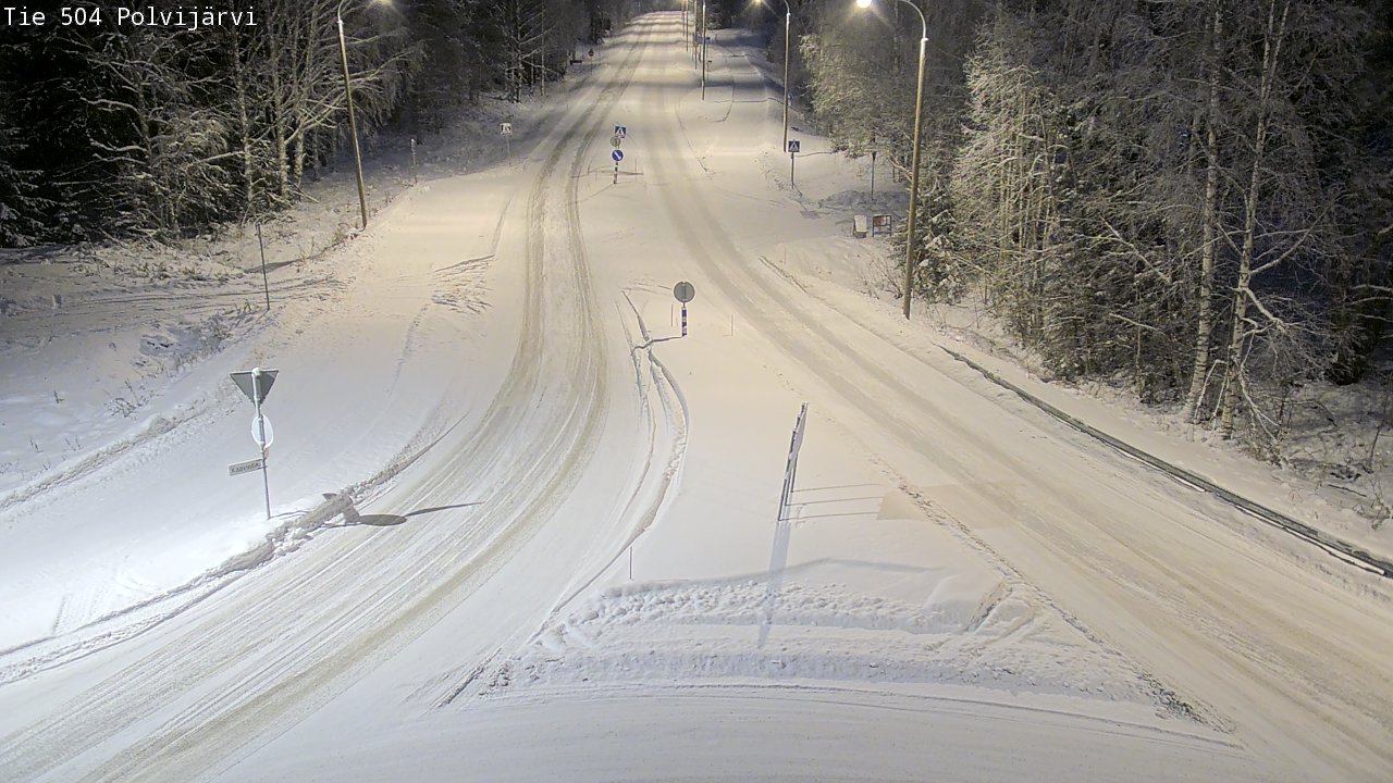 Kelikamerat Kuva Tie 504 Polvijärvi, Polvijärvi, Pohjois-Karjala