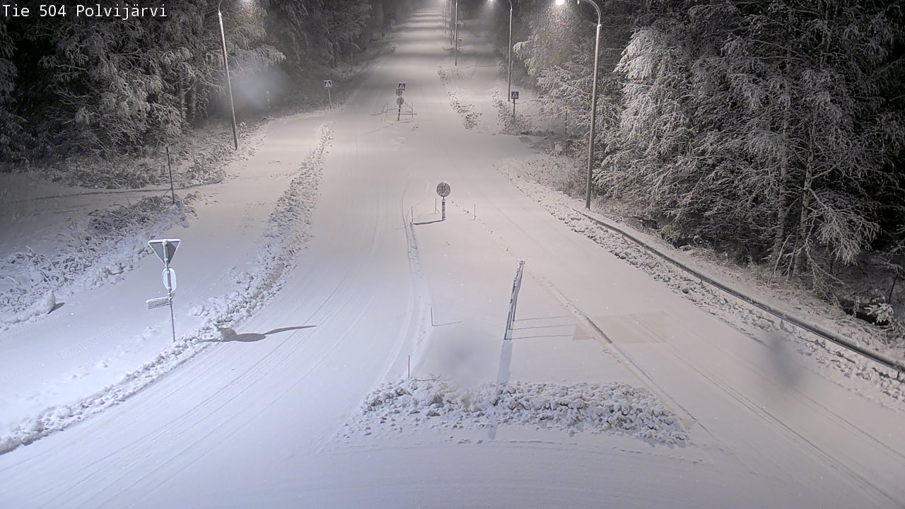 Kelikamerat Kuva Tie 504 Polvijärvi, Polvijärvi, Pohjois-Karjala