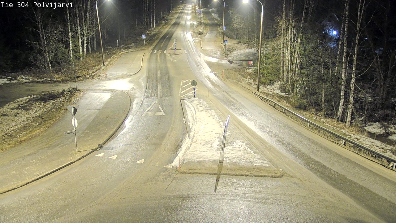 Weather Camera Image Road 504 Polvijärvi, Polvijärvi, Pohjois-Karjala