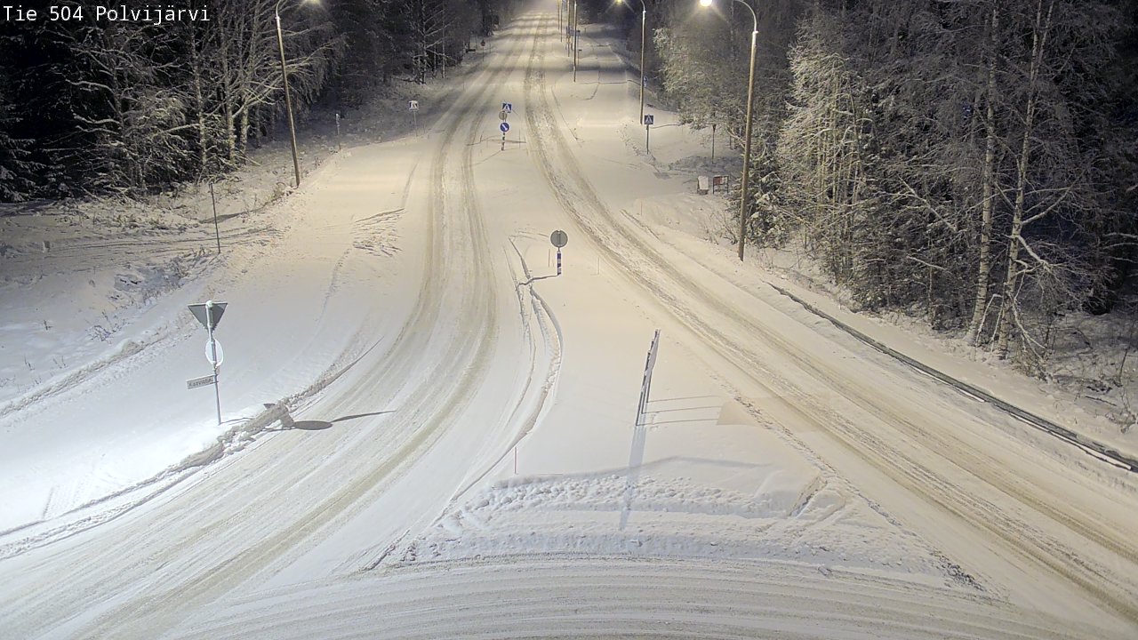 Kelikamerat Kuva Tie 504 Polvijärvi, Polvijärvi, Pohjois-Karjala