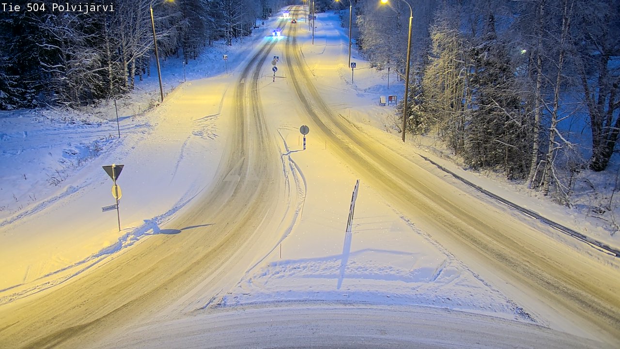 Kelikamerat Kuva Tie 504 Polvijärvi, Polvijärvi, Pohjois-Karjala