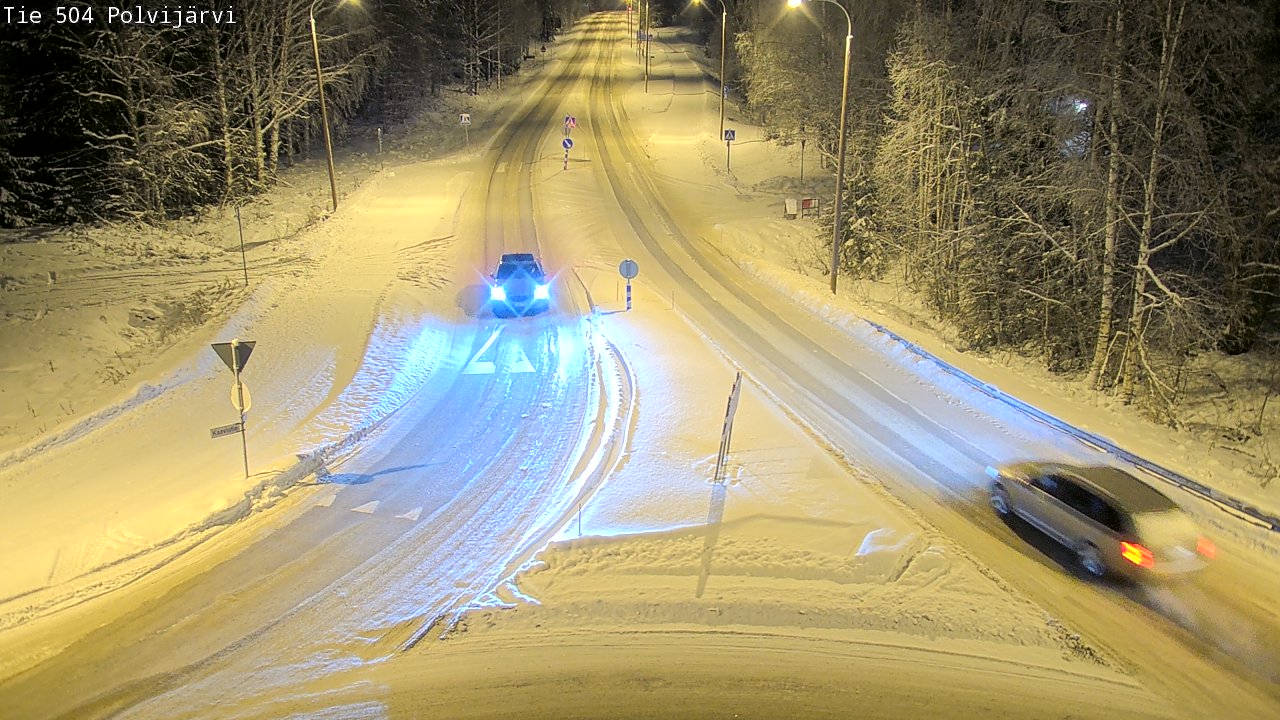 Kelikamerat Kuva Tie 504 Polvijärvi, Polvijärvi, Pohjois-Karjala