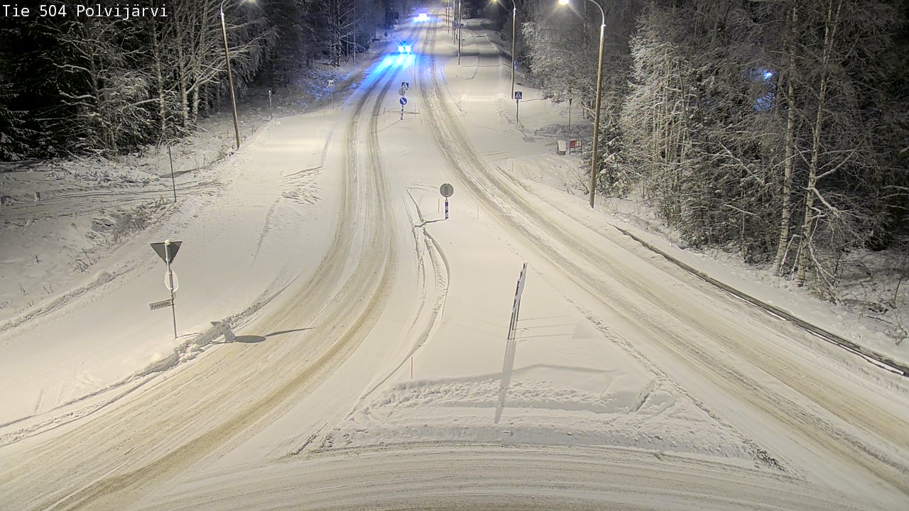 Kelikamerat Kuva Tie 504 Polvijärvi, Polvijärvi, Pohjois-Karjala