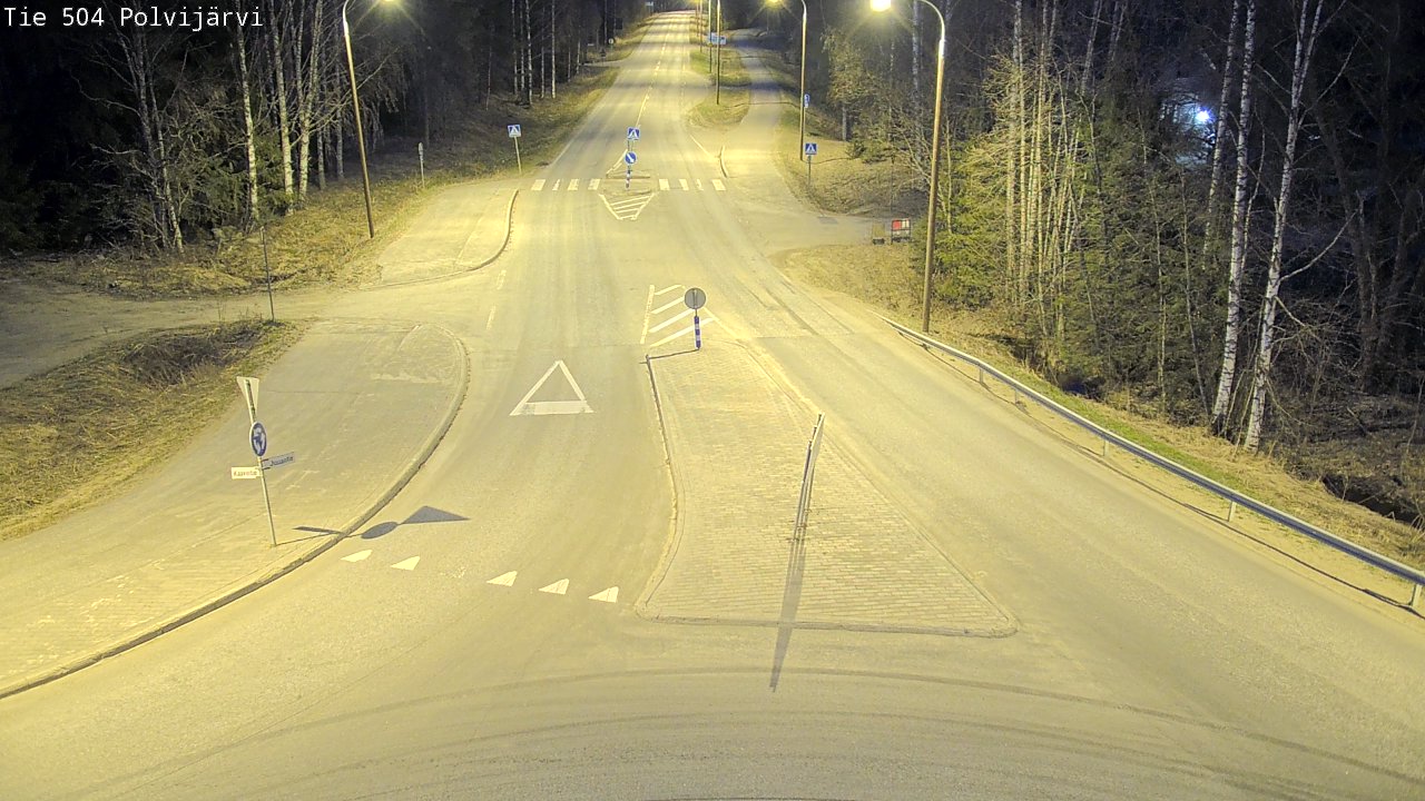 Weather Camera Image Road 504 Polvijärvi, Polvijärvi, Pohjois-Karjala