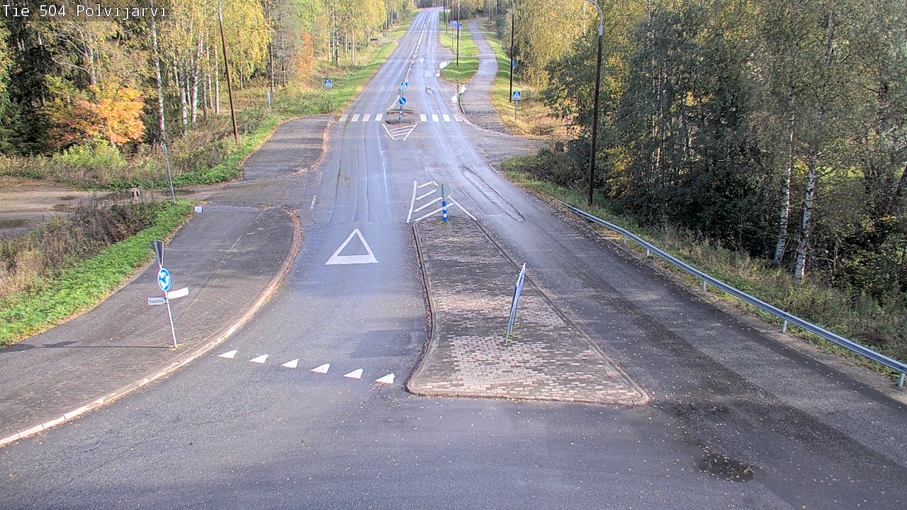 Weather Camera Image Road 504 Polvijärvi, Polvijärvi, Pohjois-Karjala