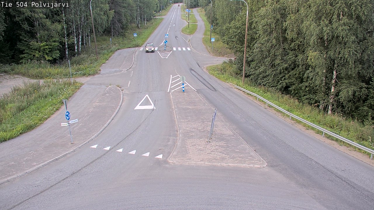 Weather Camera Image Road 504 Polvijärvi, Polvijärvi, Pohjois-Karjala