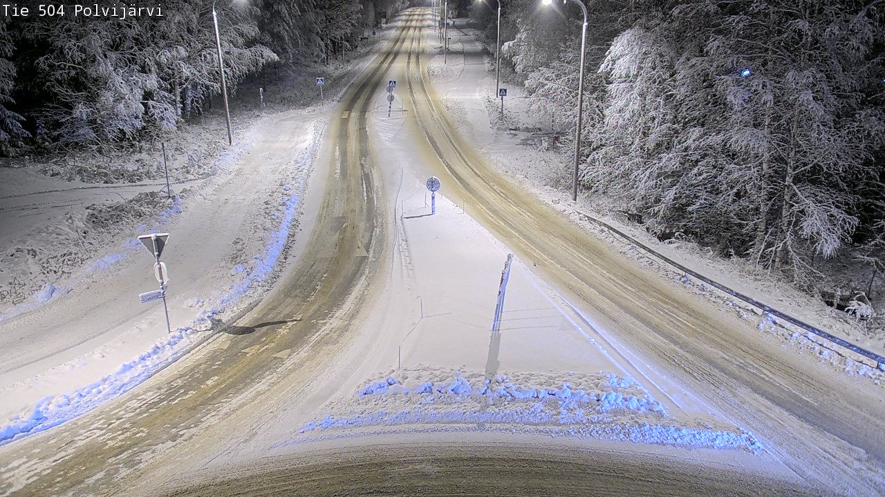 Kelikamerat Kuva Tie 504 Polvijärvi, Polvijärvi, Pohjois-Karjala