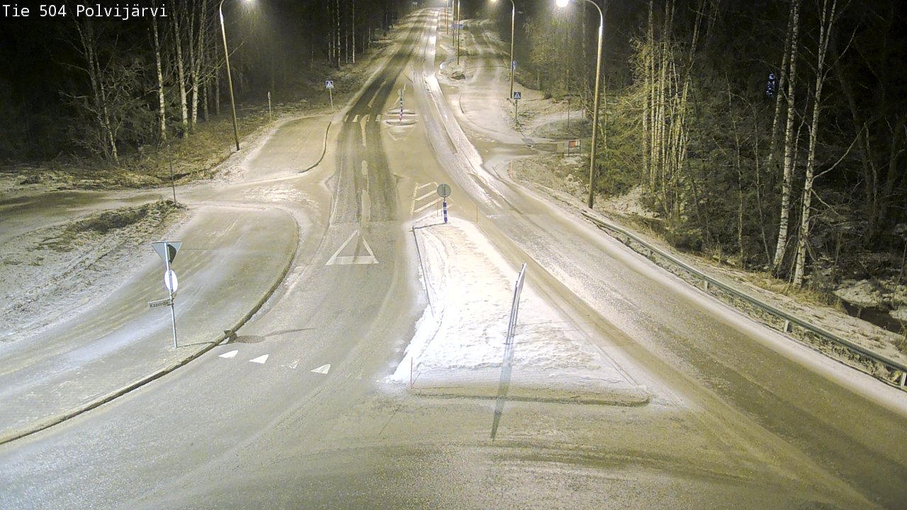 Kelikamerat Kuva Tie 504 Polvijärvi, Polvijärvi, Pohjois-Karjala