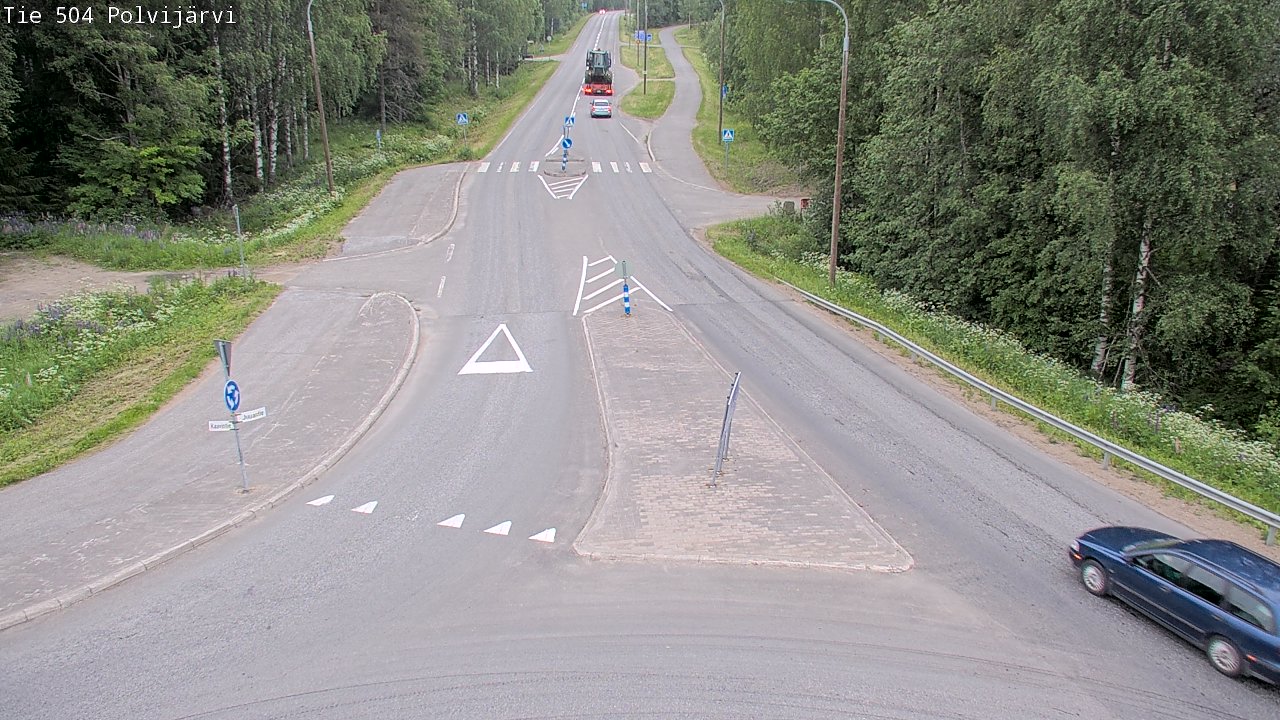 Kelikamerat Kuva Tie 504 Polvijärvi, Polvijärvi, Pohjois-Karjala