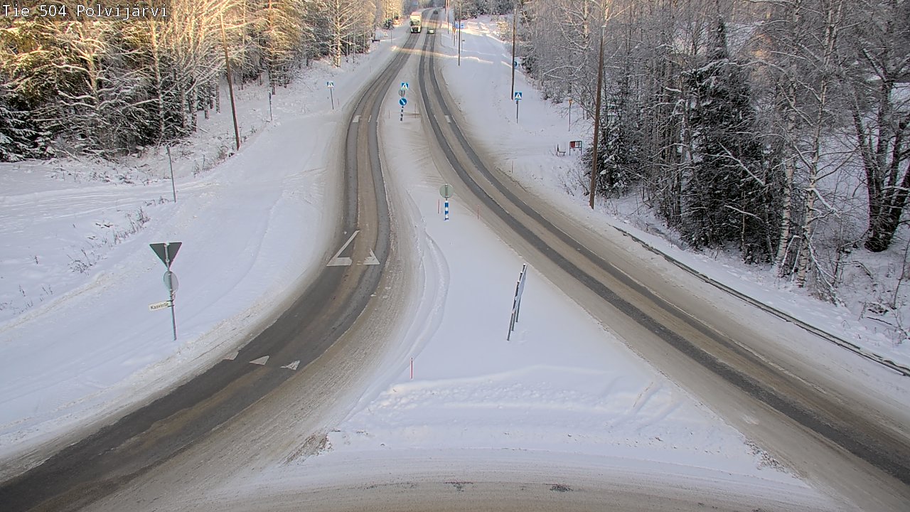 Kelikamerat Kuva Tie 504 Polvijärvi, Polvijärvi, Pohjois-Karjala