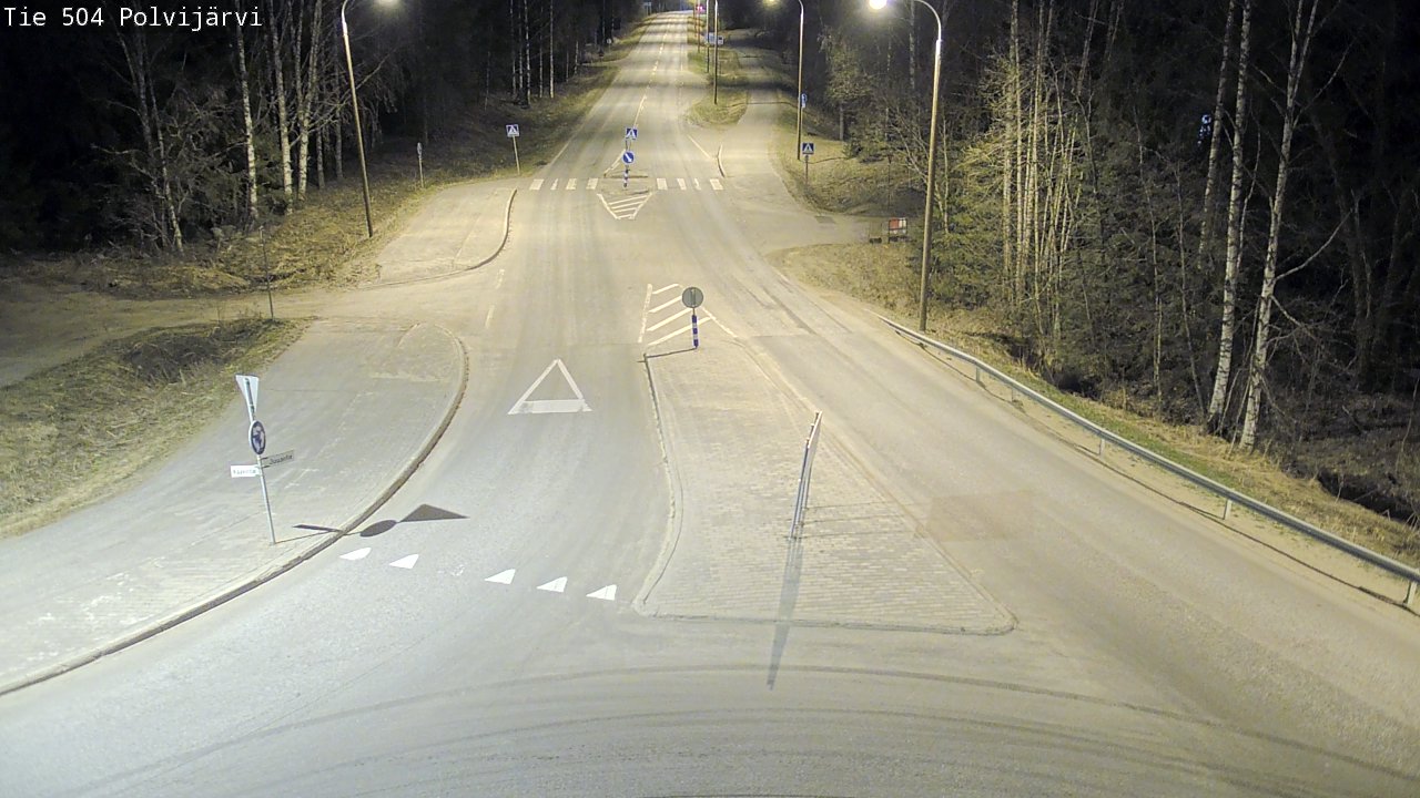 Weather Camera Image Road 504 Polvijärvi, Polvijärvi, Pohjois-Karjala
