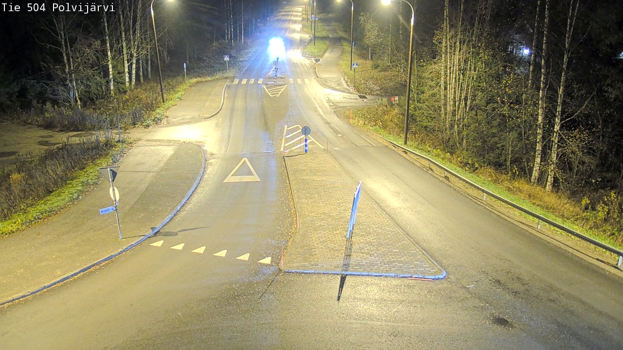 Kelikamerat Kuva Tie 504 Polvijärvi, Polvijärvi, Pohjois-Karjala