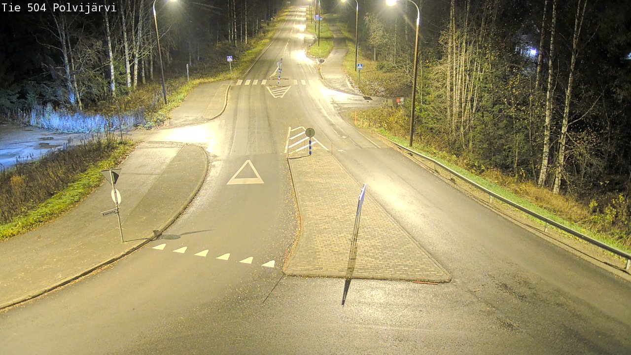 Kelikamerat Kuva Tie 504 Polvijärvi, Polvijärvi, Pohjois-Karjala
