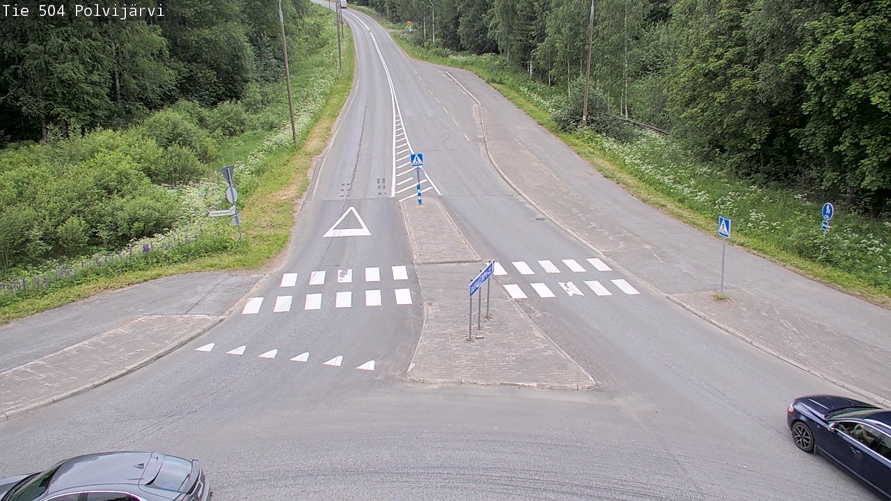Kelikamerat Kuva Tie 504 Polvijärvi, Polvijärvi, Pohjois-Karjala
