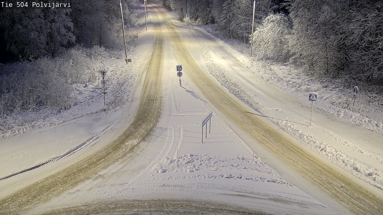 Kelikamerat Kuva Tie 504 Polvijärvi, Polvijärvi, Pohjois-Karjala