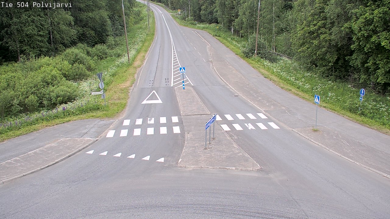 Kelikamerat Kuva Tie 504 Polvijärvi, Polvijärvi, Pohjois-Karjala