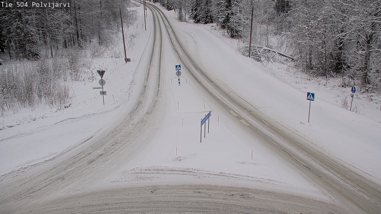 Weather Camera Image Road 504 Polvijärvi, Polvijärvi, Pohjois-Karjala