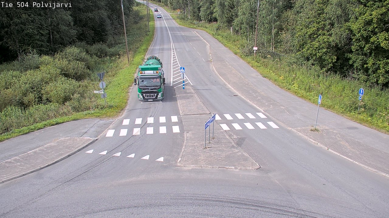 Weather Camera Image Road 504 Polvijärvi, Polvijärvi, Pohjois-Karjala