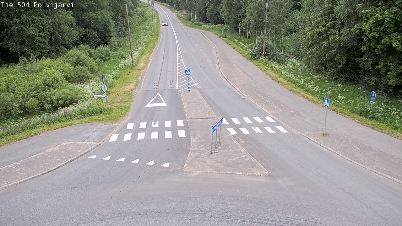 Kelikamerat Kuva Tie 504 Polvijärvi, Polvijärvi, Pohjois-Karjala