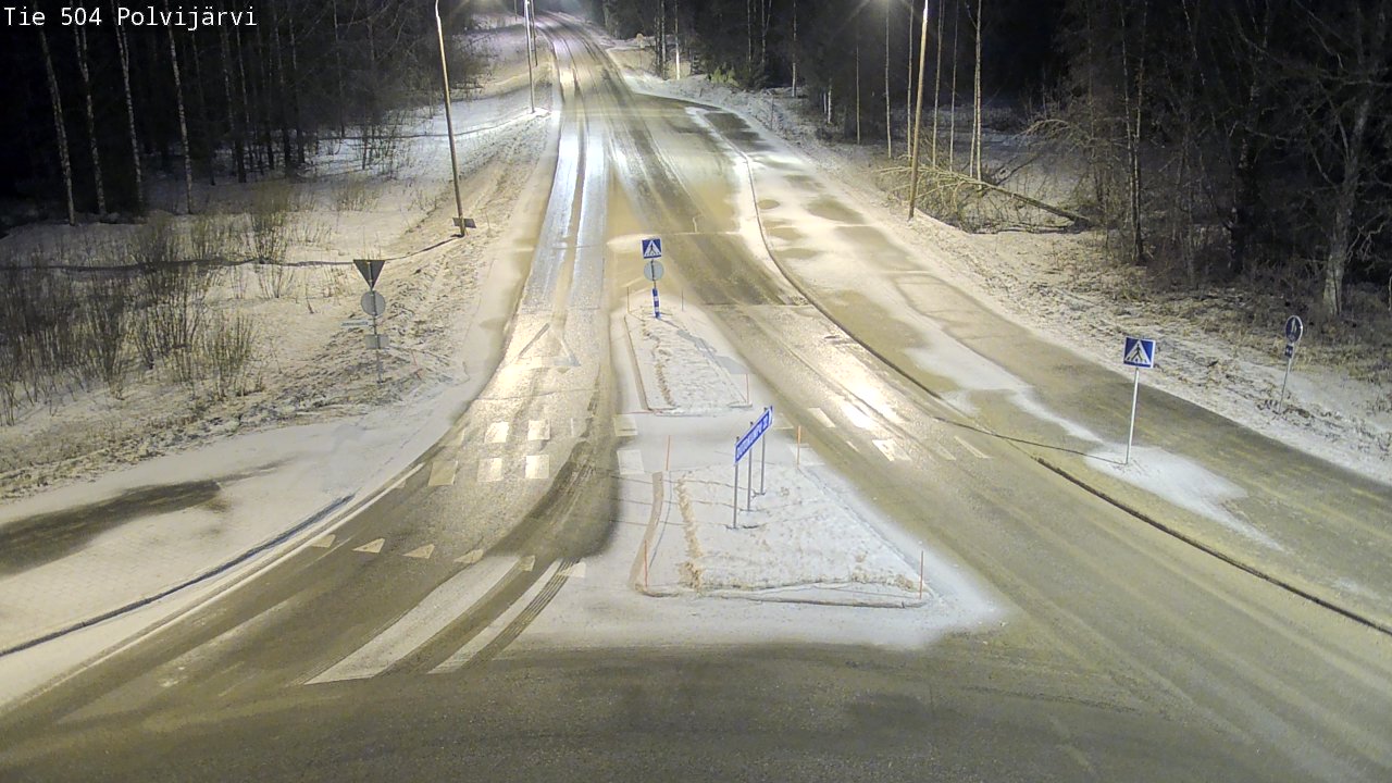 Kelikamerat Kuva Tie 504 Polvijärvi, Polvijärvi, Pohjois-Karjala