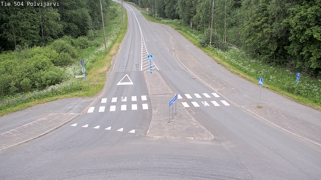 Kelikamerat Kuva Tie 504 Polvijärvi, Polvijärvi, Pohjois-Karjala