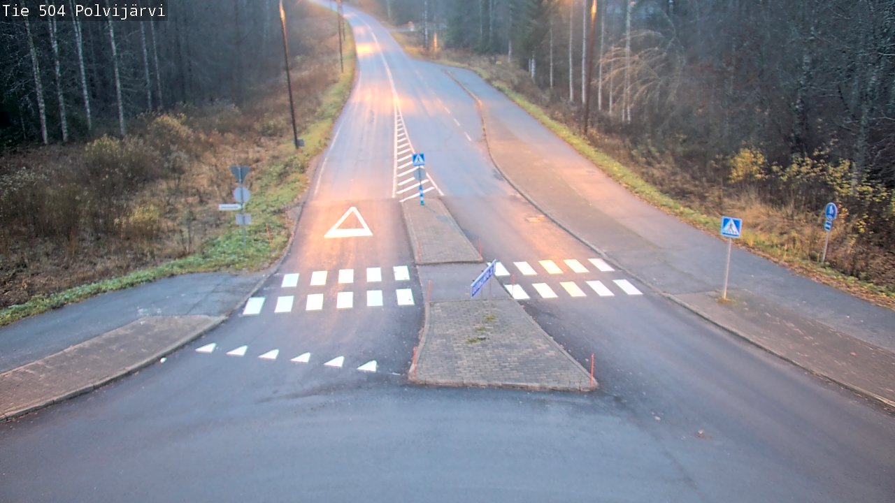 Kelikamerat Kuva Tie 504 Polvijärvi, Polvijärvi, Pohjois-Karjala